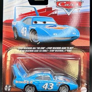 Disney Cars Dinoco Blue Racing The King